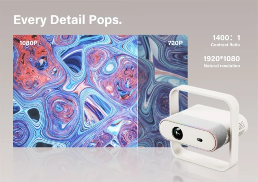 Проектор NSL03 Smart Android Projector, белый